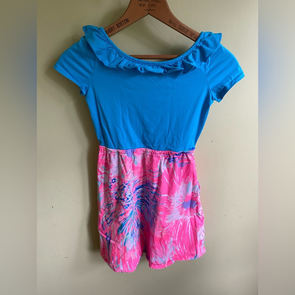 Lily Pulitzer GIRLS Dress Pink/Blue